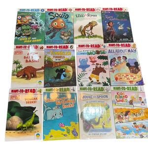 Bundle of 12 Hardcover READY TO READ Level 1 and 2 Books Set Brand NEW